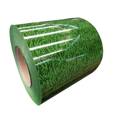 SGCC DX51D Q195 JIS G3312 PPGI Zinkbeschichtete Stahlspule mit Blumenmusterfarbe Beschichtete PPGI-Spule mit 0,1-1 mm Dicke