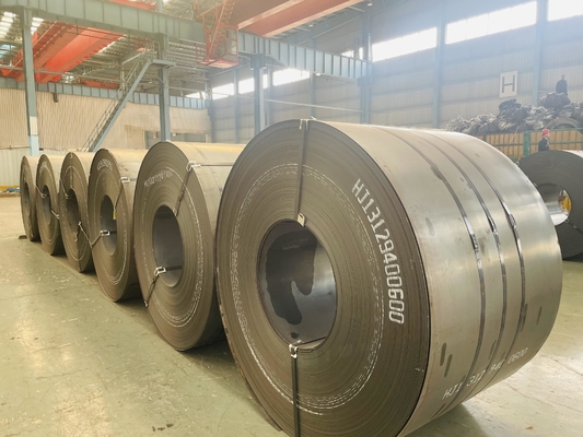 Warmgewalzte S235JR Leichte Stahlspule HRC Hr-Spule S275JR S355JR Bleche S235J0 S355J2 Dicke 0,35-200 mm Technik Warmgewalzte