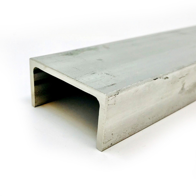 304 316 410 Edelstahl Kanalstange U-Form C-Form SS Kanal Toleranz ± 1% Standard AiSi ASTM DIN EN GB JIS BS