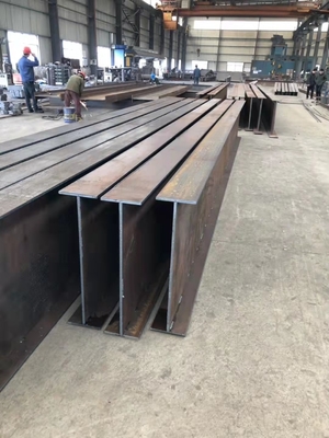 50-400 mm Flanschbreite Nichtlegierte HW HM HN HT Strukturstahl Warmgewalzte H-Strahl ASTM A29M für gewichtetes Strukturmaterial