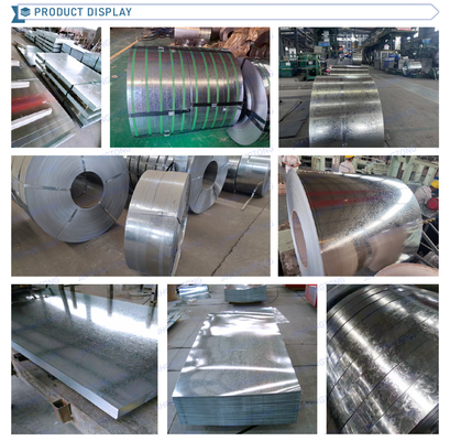 Hochwertige DX51d 0,2mm Z80-225g kaltgewalzte Verzinkte Metallbleche Verzinkte Stahlbleche GI zum Verkauf