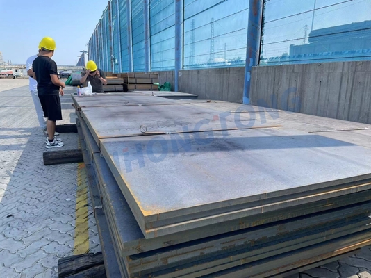 Warmverkauf Billig Preis Q235 Q345 Stahlblech Metall Warmgewalzte Niedrigkohlenstoffstahlplatte