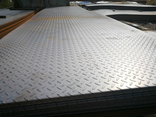 Gute Preise SS400 Q235 Q345 Kohlenstoffstahl Tränendropfenmuster Kartenplatte Galvanisierte Kartenplatte/Blätter Kartenplattenblätter