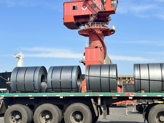 Warmgewalzte Stahlspule Q235 Q335 Metall-Eisenplatte Warmgewalzte Stahlspule mit Fabrikpreis