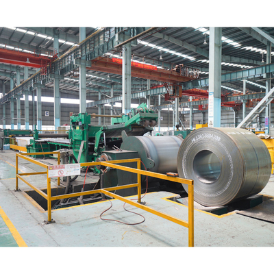 Warmgewalzte Flussstahlspule Astm A36 Q275 Q355 Ss400 S235jr Ms Hr Coil Prime Hrc Steel Roll Schwarzer kohlenstoffarmer Stahlspulenstreifen