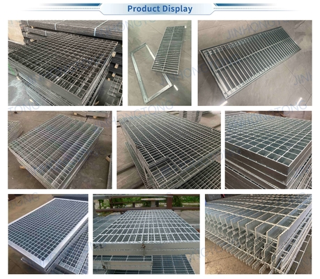 Galvanisierte geschweißte Metallgitter Gehweg Fußbodenindustrie Plattform Stahlgitter 25x3 Galvanisierte Bargitter