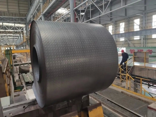 Warmgewalzt Preis ASTM A36 Warmgewalzt S235jr A283 A387 Ms Milde 3mm 7mm 9mm Kartenmuster Stahlplatte Spulenblatt