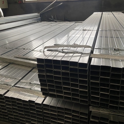 Astm Standard St37 Hohlquadratrohr 2,5 Zoll Galvanisiertes Stahlrohr Hot Dip Galvanisiertes Quadratrohr mit Schweißen und nahtlos