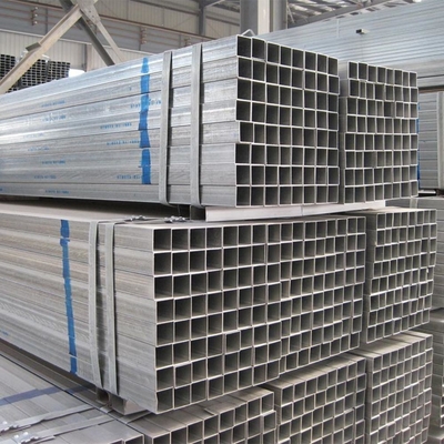 En10219 St37-2 20x20 25x25 40x40 50x50 60x60 20x40 30x50 150x150 Hohles Quadratrohr aus galvanisiertem Stahl
