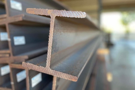 Baustoff Haus Baukörper aus Kohlenstoffstahl Balken warmgewalzt 10 X 10 6m Leichtstahl H I-Abschnitt Balken