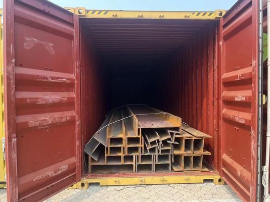 Baustoff Haus Baukörper aus Kohlenstoffstahl Balken warmgewalzt 10 X 10 6m Leichtstahl H I-Abschnitt Balken