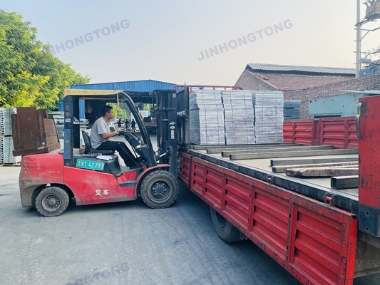 Galvanisierte geschweißte Metallgitter Gehweg Fußbodenindustrie Plattform Stahlgitter 25x3 Galvanisierte Bargitter