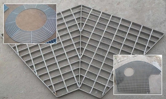 Fabrikpreis Q235 25mm 30mm 32mm 40mm Baustoffe Verzinktes Stahlgitter für Plattform