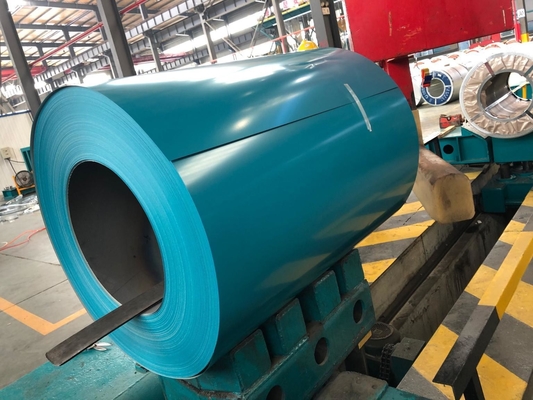 Hochwertige Ppgi vorgefärbte galvanisierte Stahlspirale Herstellung von Wellplatten guter Preis vorgefärbte Gi Stahlspirale