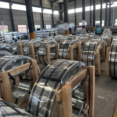 Primärqualität Kaltgewalzt oder Warmgewalzt GI 0,8mm Galvanisierter Stahlstreifen Spirale z40 Preis DX51D z275 z60 SPCC galvanisierter Stahlspirale