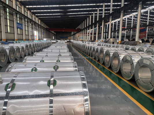 Fabrik-Direktverkauf DX51D Galvanisierte Stahlspirale 26 Gauge Galvalume Stahlspirale G550 S350gd Heiß getaucht vor lackierte Alu-Stahlspirale