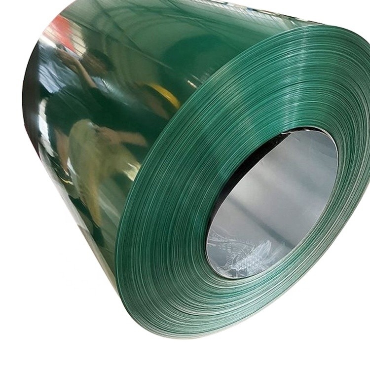 Maßgeschneiderte vorgefärbte Farbbeschichtete Stahlspule Ral Farbe 0,12mm Dx51d Grüne Farbe Stahlspule Ppgi Whiteboard Sheet Rolls