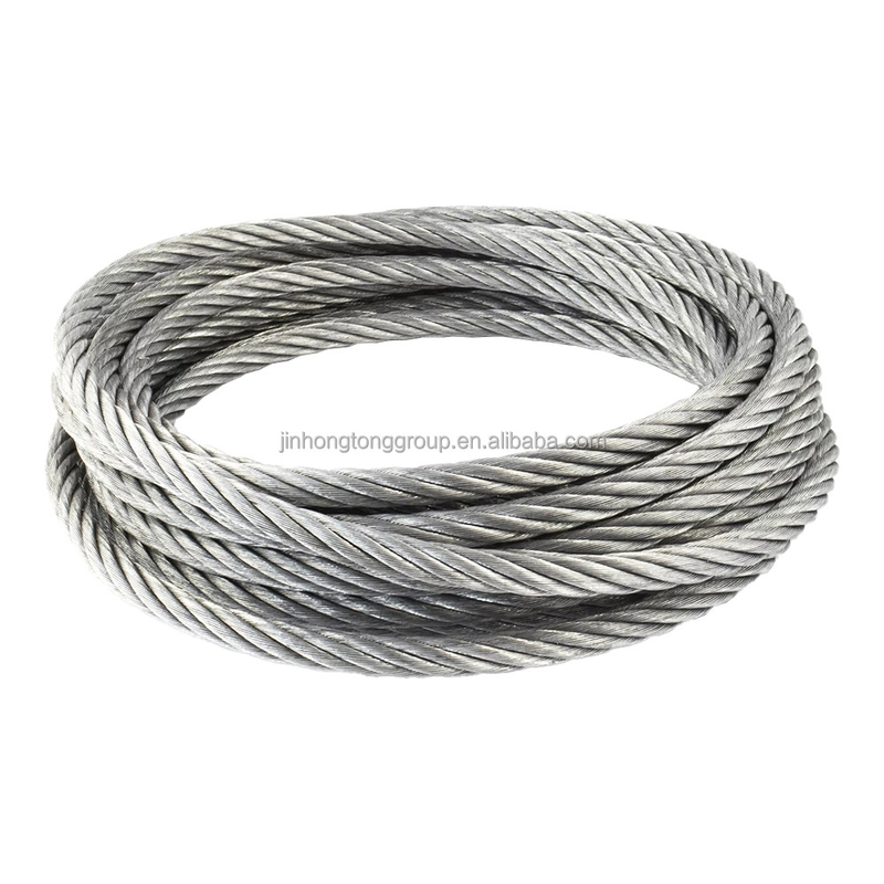 Nichtlegiertes 1x7 Durchmesser ASTM A 475 Hochzugsfestigkeit Galvanisierte 7 Drähte 0,33 mm Stahlstrang Galvanisiertes Stahldrahtseil