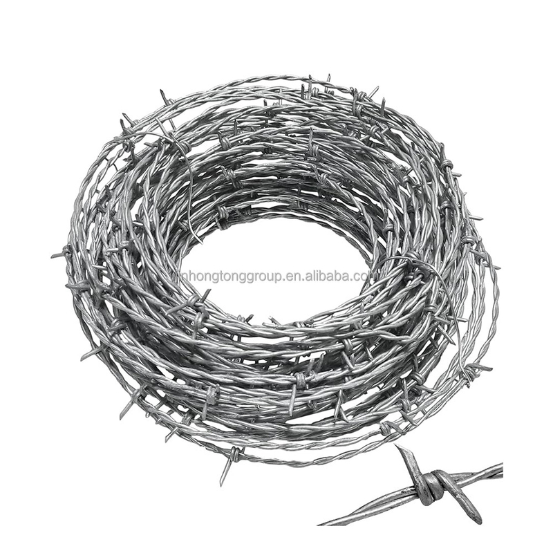 17 Jahre Erfahrung 12 Gauge Draht Hot Dip Galvanized Dornenseil Stacheldraht für Sicherheitsprojekte