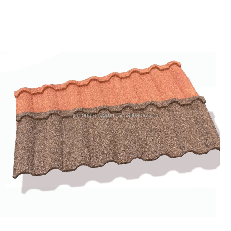 Anpassungslänge Hard Stone Coated Roofing Tile Härte und Haltbarkeit für optimale Leistung