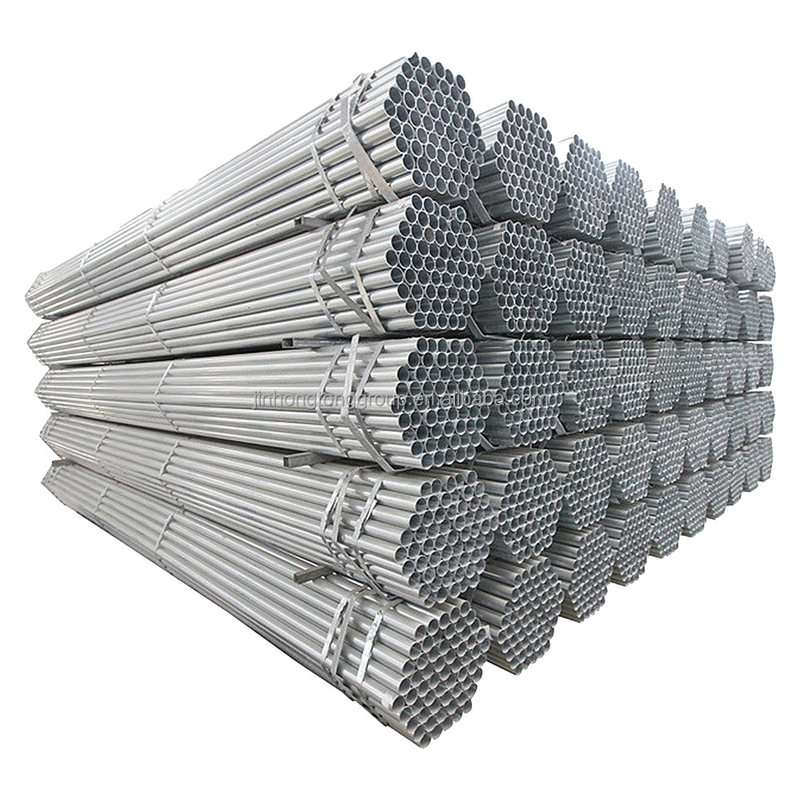 Zusatzstoffe Anpassung 3 Zoll Zeitplan 40 Galvanisierte Kohlenstoff Runde Stahlrohr pro Meter mit Zink beschichtet 200-700g / m2