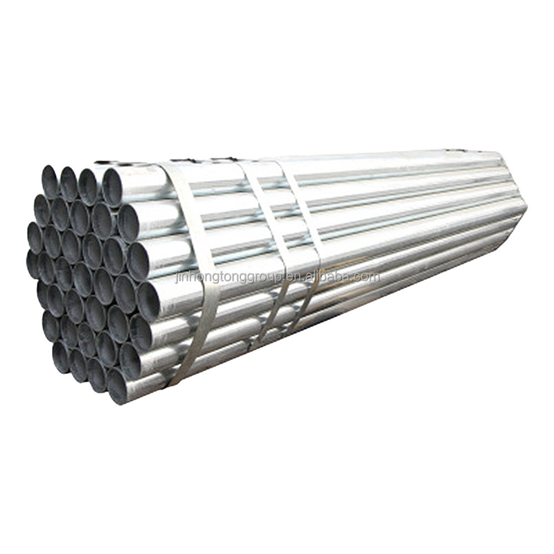 Hot Dip Galvanized Round Steel Tube für den Bau Q235 Q345 ASTM Dichte Wand Rohr Schweißdienst