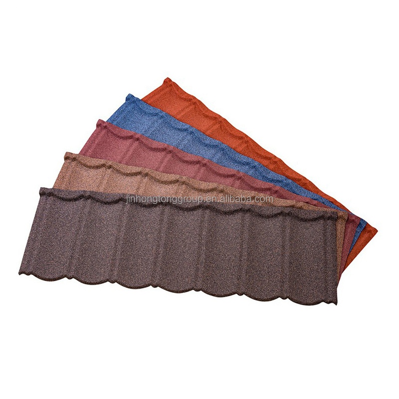 0.4 mm Dicke Steinkleber für Gebäude Breite 665-1000 mm Villa-Dachmaterial Exporteur