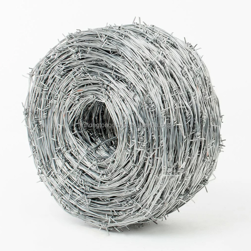1.4mm-2.6mm Kreuz Rasierer Galvanisierter Stacheldraht Farm Zaun 500M 20Kg pro Rolle Rasierer Typ Drahtmessung 1.4mm-2.6mm