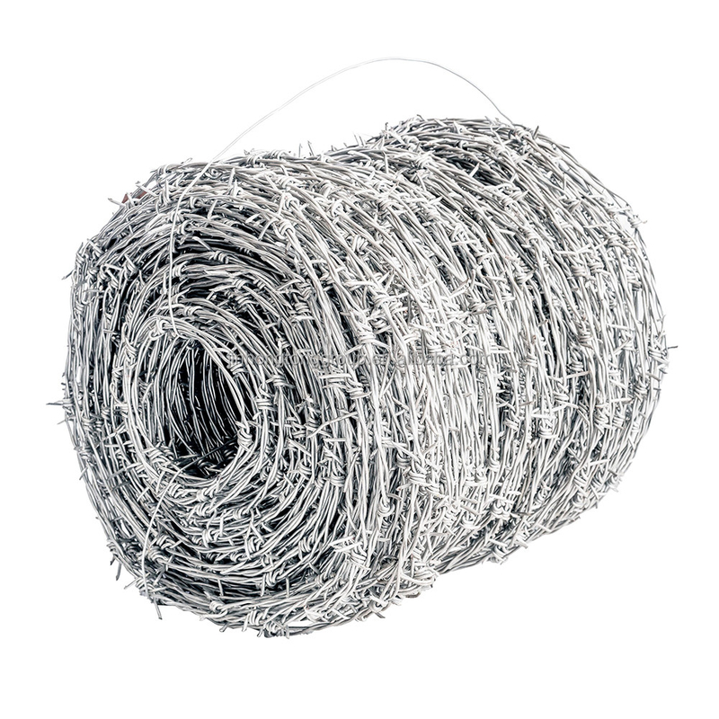 1.4mm-2.6mm Drahtweite Verzinktes Stacheldrahtgewebe für individuelle Anforderungen