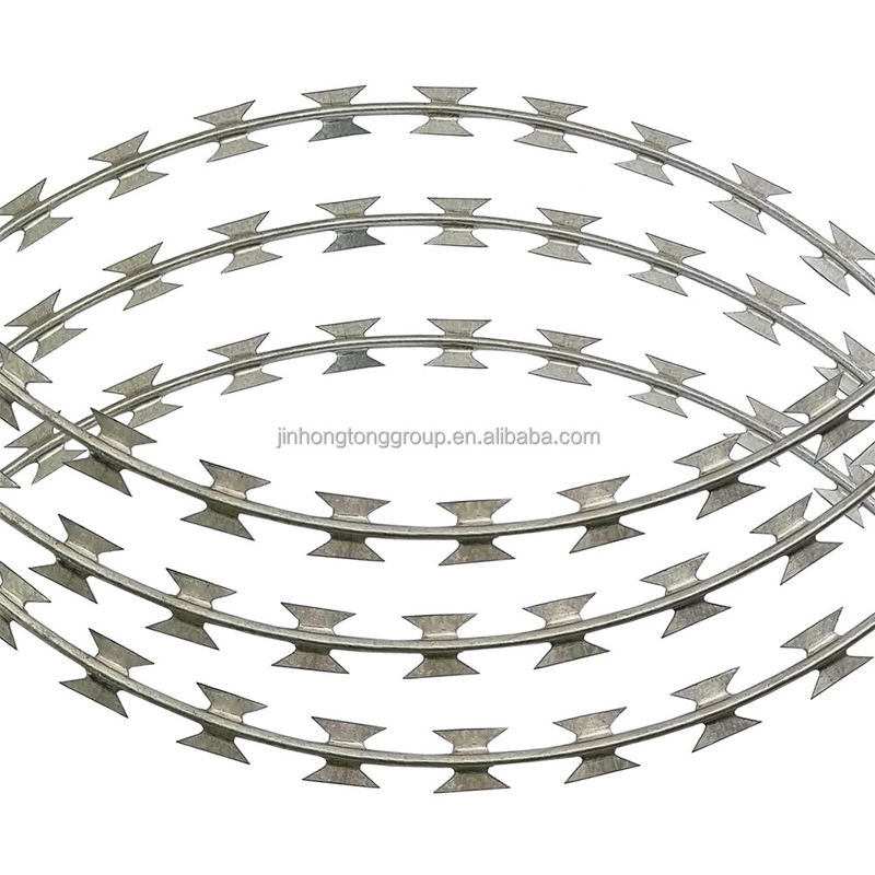 Wirksame Grünlandschutzgeschwindigkeit Razor Stacheldraht Roll mit Single Razor Typ und Double-Twisted Machine
