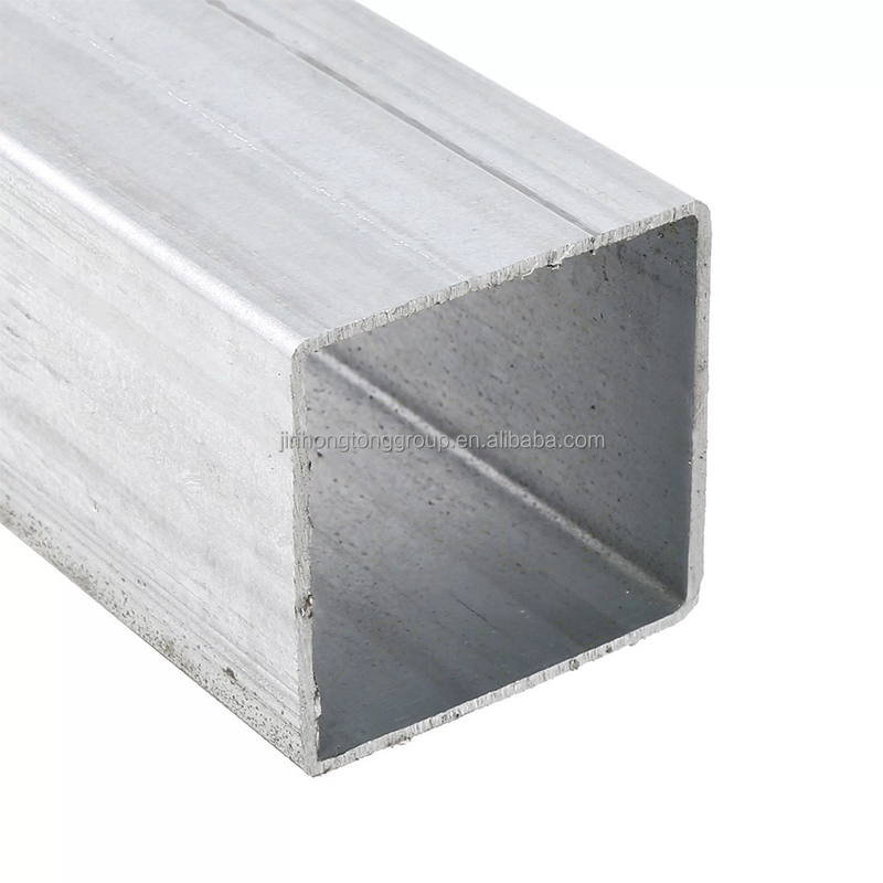 Q195 Q355 Verzinkte Quadrat Stahlrohrröhre Gi Eisenrechteckröhre ASTM A36 mit Plastikrohrkappe Endschutz
