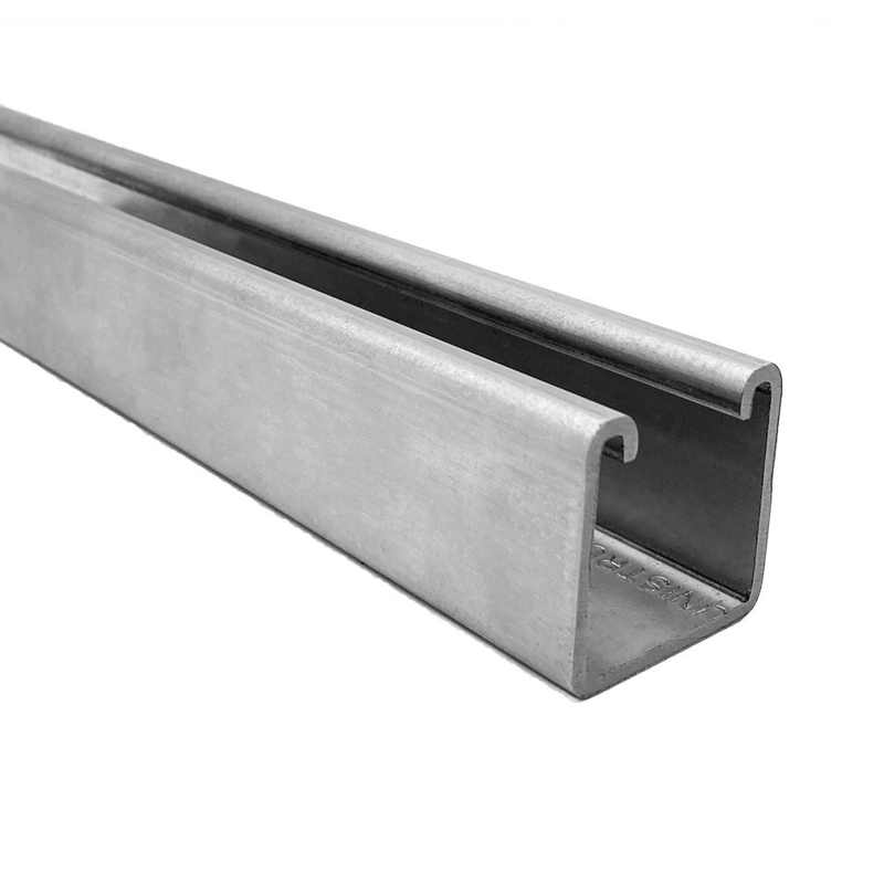 Hochpräzisions-MS-U-Kanalstahl 100*50*5mm Leichte SS-Stahl-C-Kanäle mit TSHS/2B-Ausführung