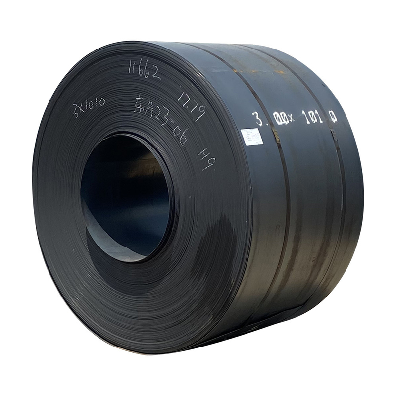 Prime Low Carbon Black Carbon Steel Coil Warmgewalzte Stahlspule ST37-2 ST37 ST372 Kohlenstoff-Strukturstahlspule