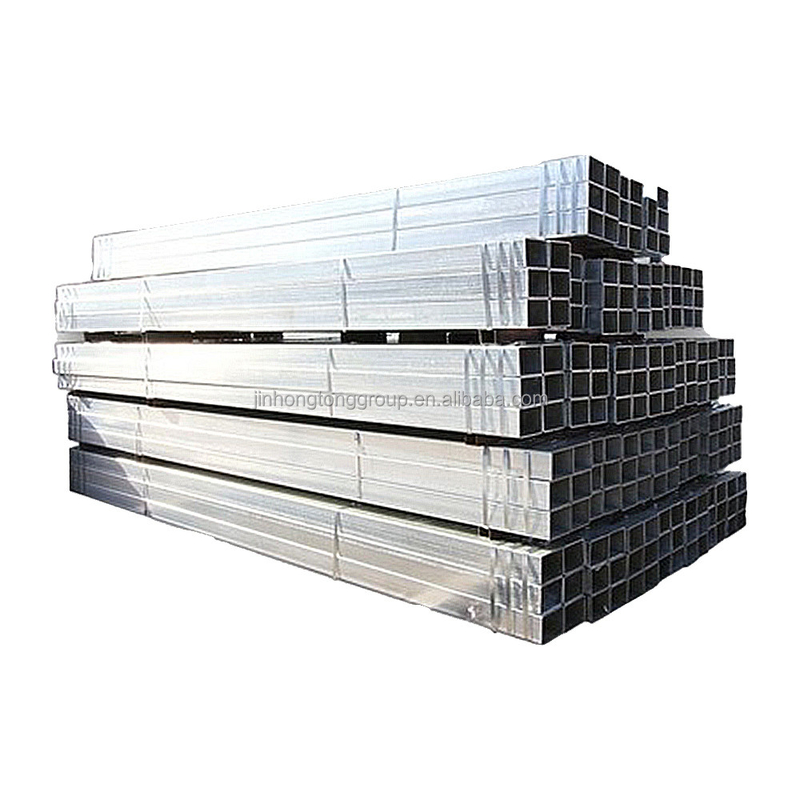 Astm Standard St37 Hohlquadratrohr 2,5 Zoll Galvanisiertes Stahlrohr Hot Dip Galvanisiertes Quadratrohr mit Schweißen und nahtlos